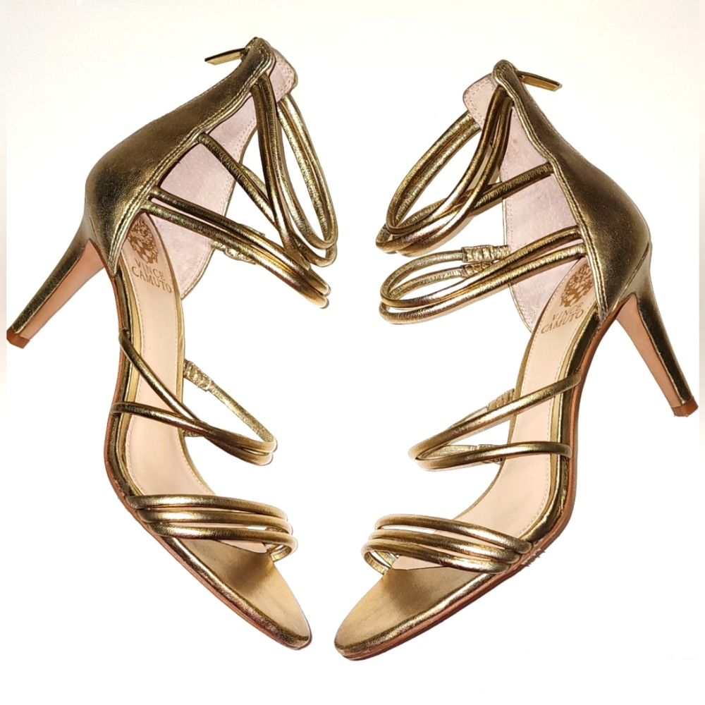 Vince Camuto Gold Metallic Sandals